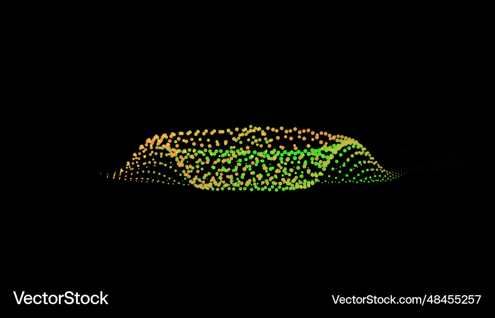 Abstract waveform net pulsating hole dots nodes Abstract waveform net pulsating hole dots nodes vector image