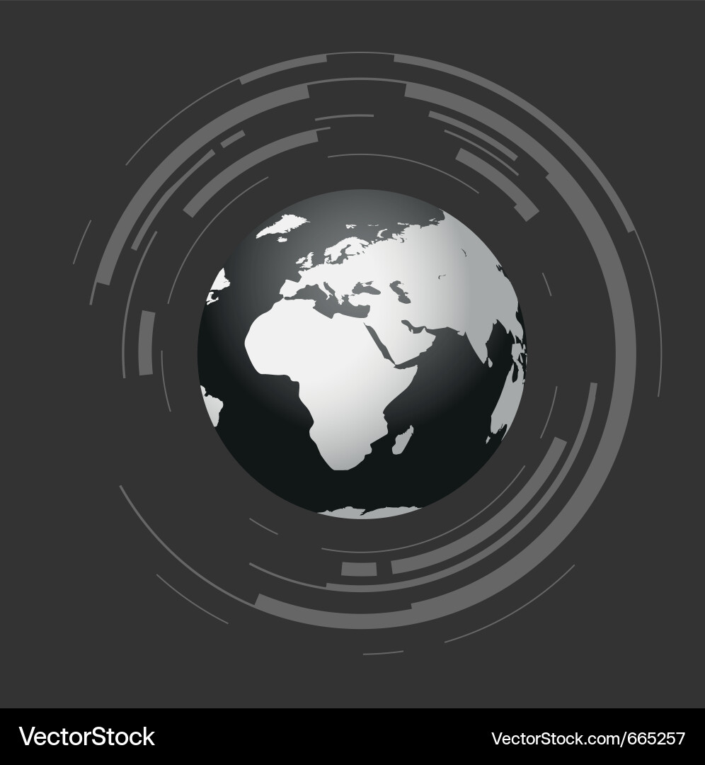 Abstract World Elements Vector Image