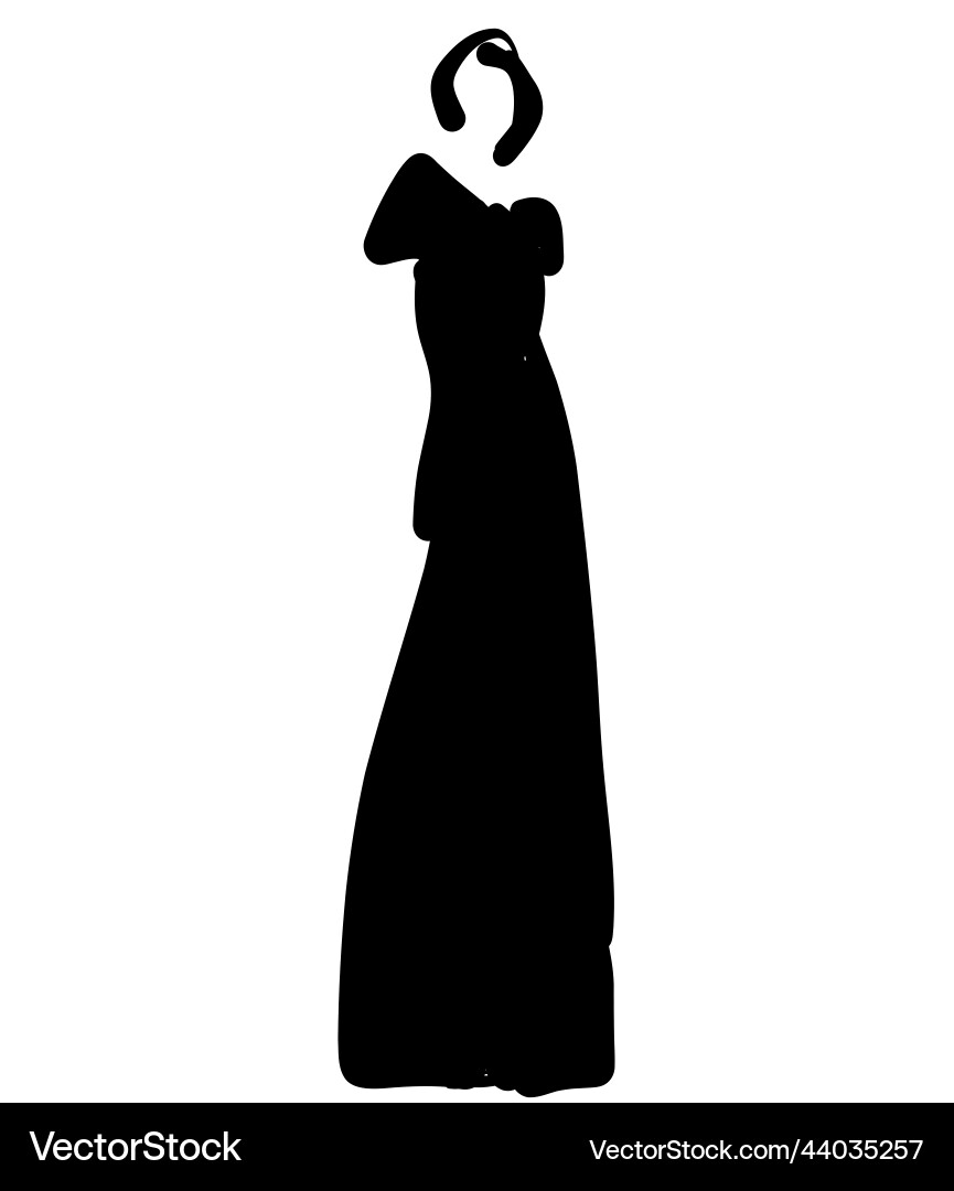 Mode-Modell posiert Frau in schwarzem Kleid Mode-Modell posiert Frau in schwarzem Kleid vektorbild