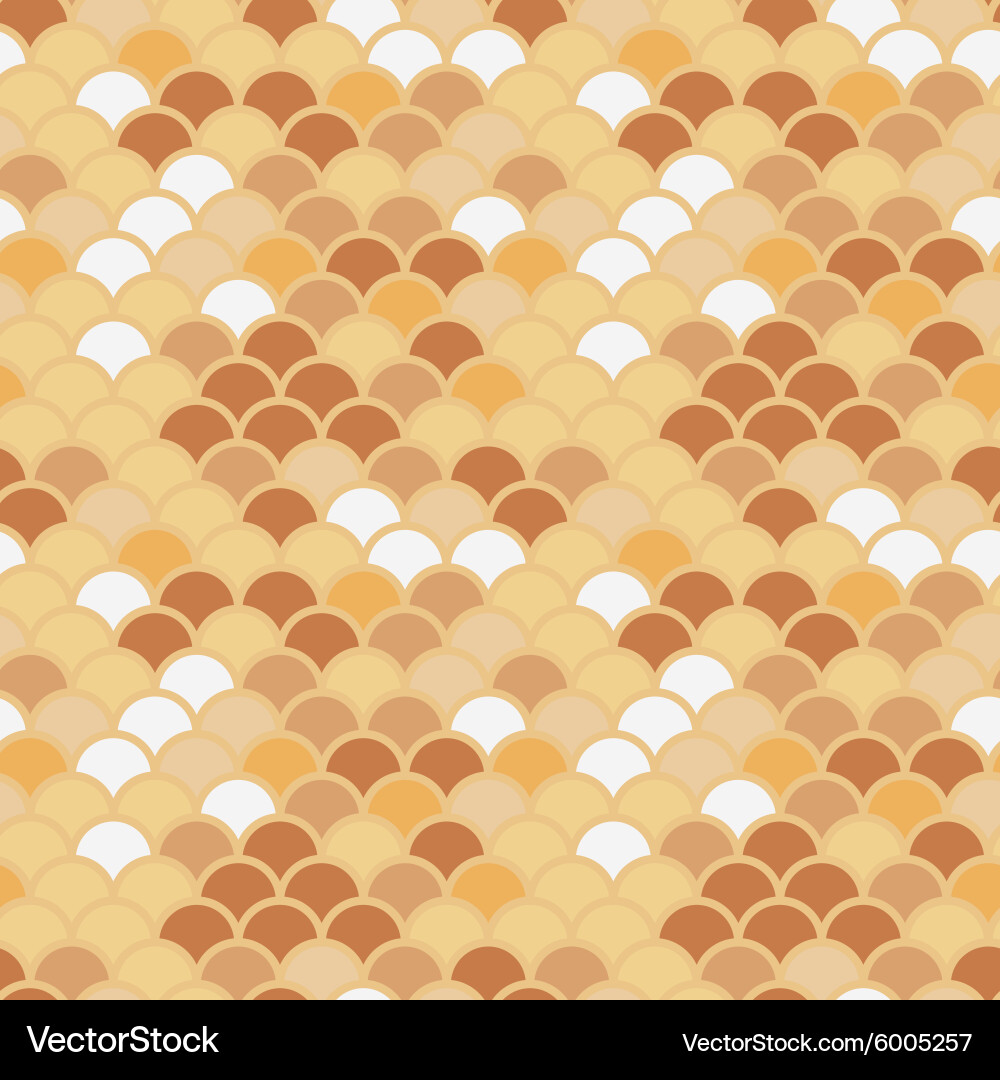 Seamless pattern in the form of flakes Vector Image