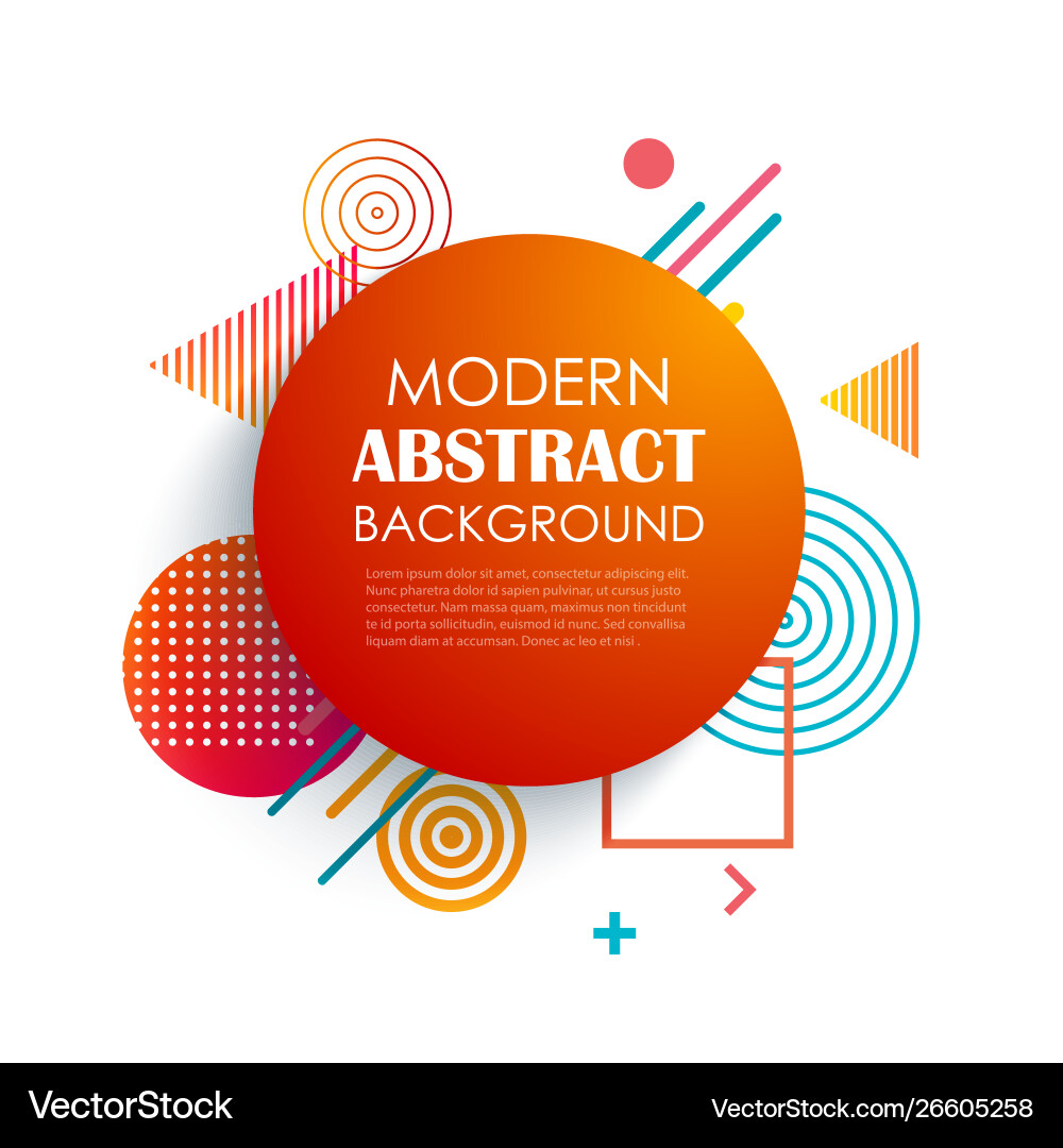Abstract red circle geometric pattern design Abstract red circle geometric pattern design vector image
