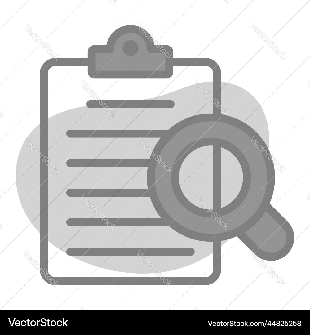 Audit file icon user interface as a simple sign Vector Image