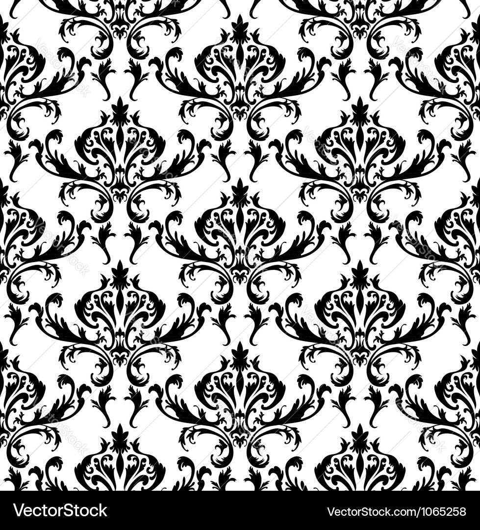 Damask seamless pattern Vector Image