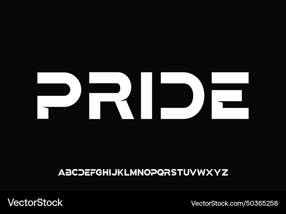 Display alphabet font design suitable Display alphabet font design suitable vector image