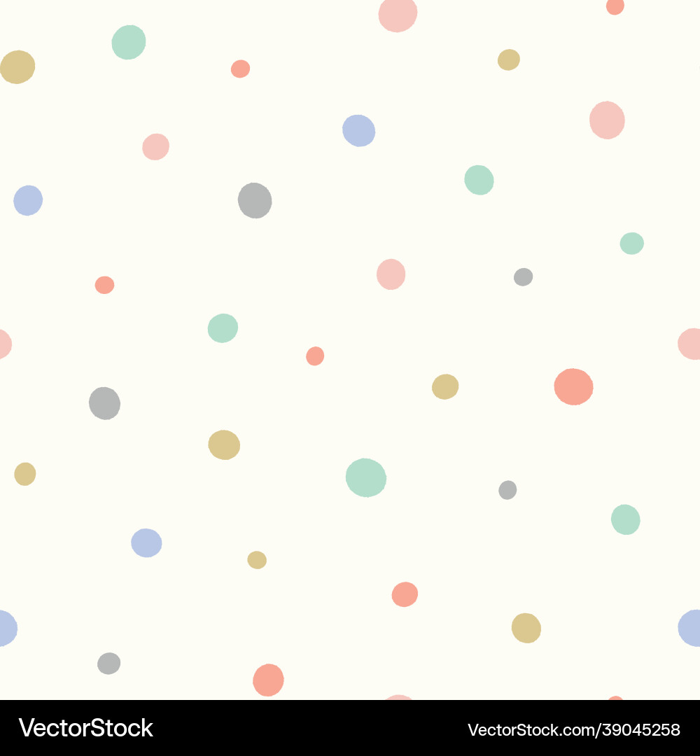 Dot pattern background polka seamless Dot pattern background polka seamless vector image