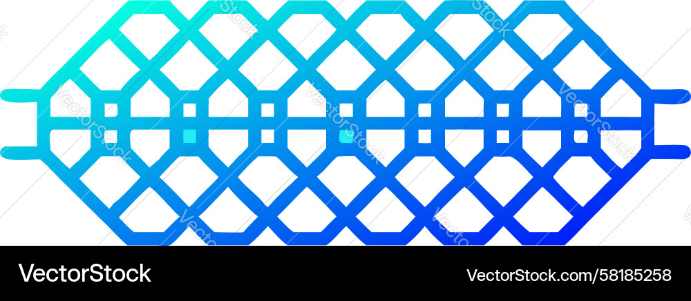 Hexagonal Lattice Pattern Vector Image