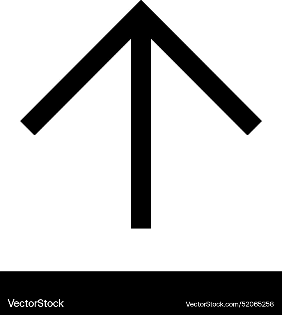 Upload outline icon symbol image Upload outline icon symbol image Vector Image