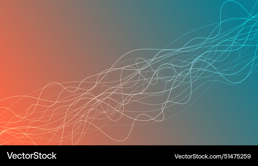 Abstract gradient background with wave beams Abstract gradient background with wave beams vector image