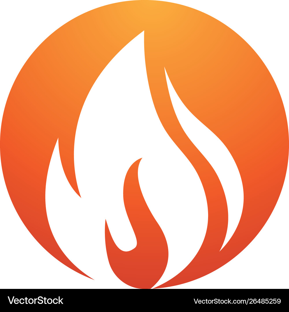 Fire flame icon design Fire flame icon design Vector Image