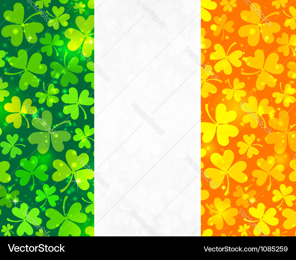 Irish Flag Background – Royalty-Free Vector | VectorStock, image size:1000x880