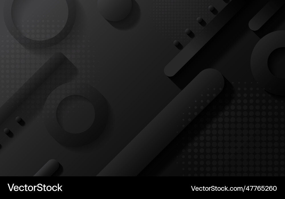 Abstract gradient grey and black minimal style Vector Image