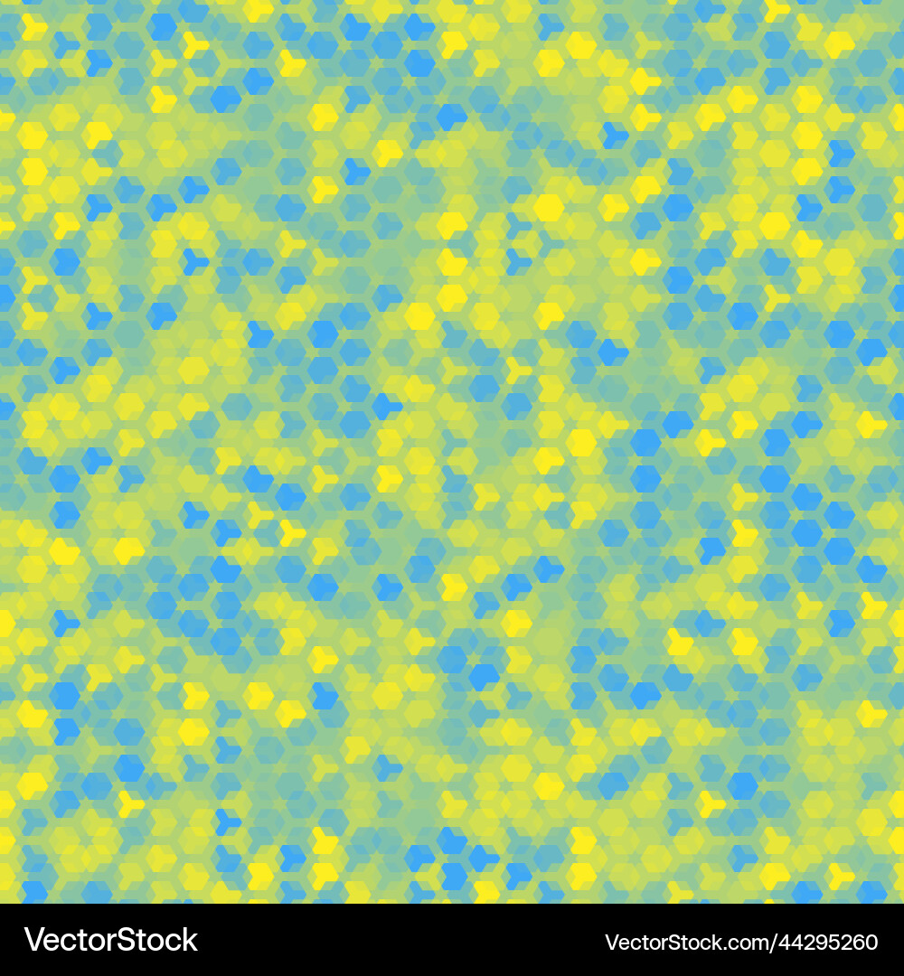 Camouflage seamless pattern with hexagonal endless Camouflage seamless pattern with hexagonal endless vector image