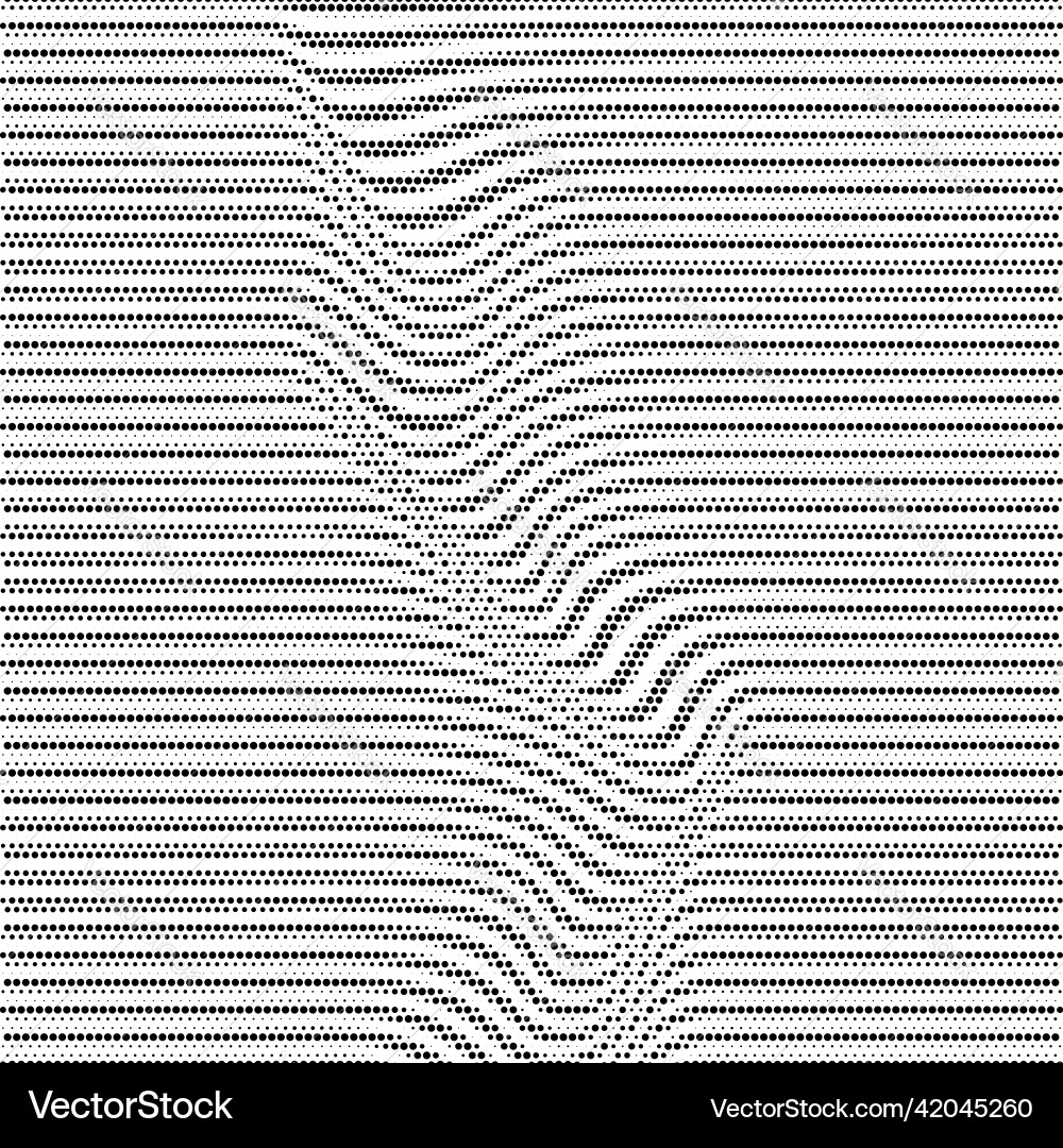 Distorted Halftone Pattern vector image