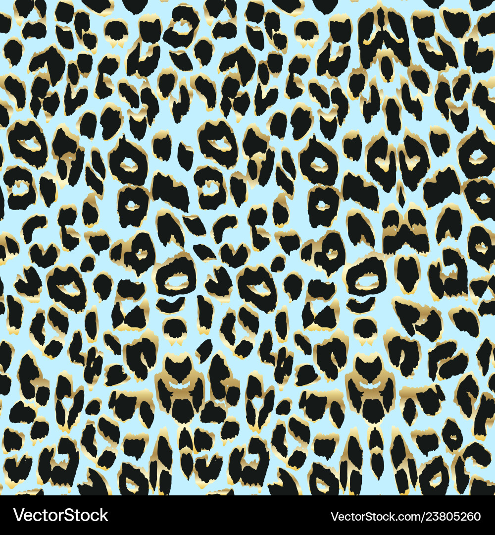 Leopard Print Nahtlose Muster vektorbild