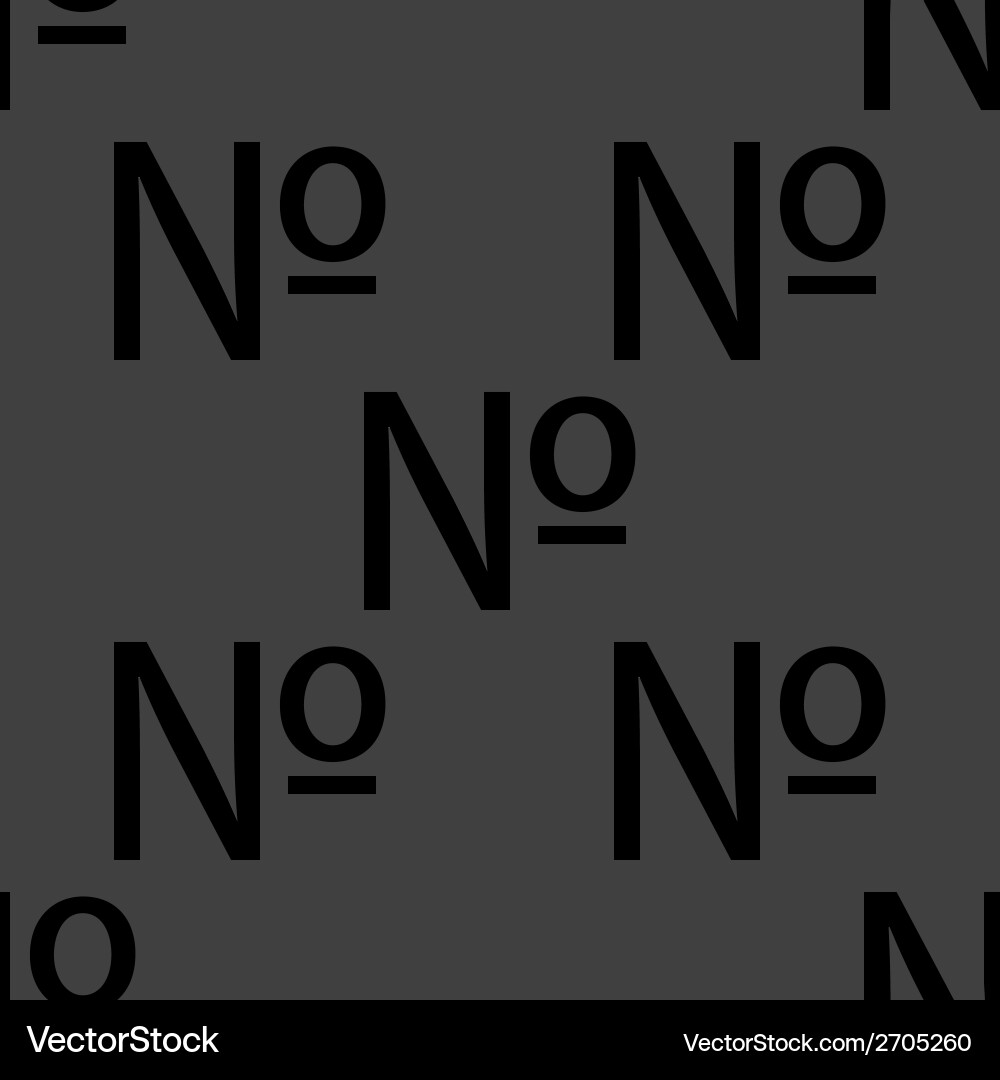 Number web icon flat design seamless pattern Vector Image