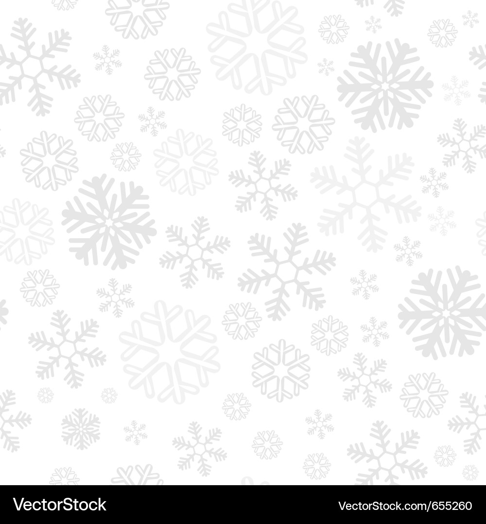 Snowflake Christmas Pattern vector image