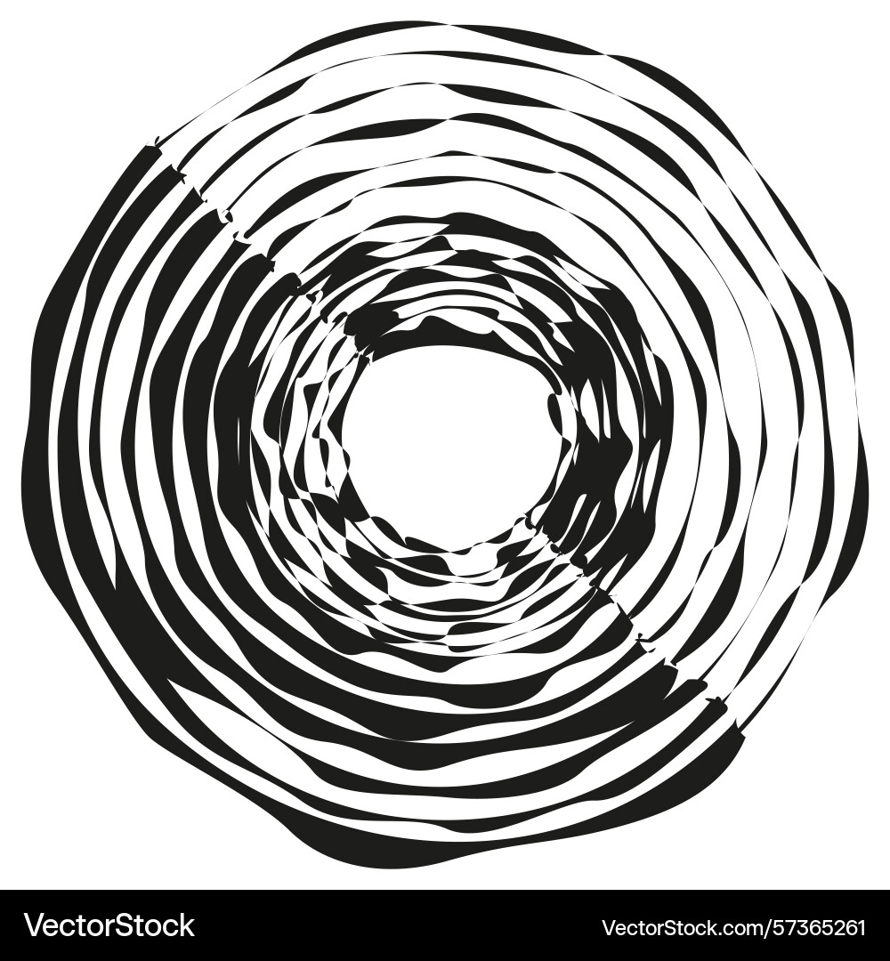 Abstract swirl pattern circular motion design Vector Image