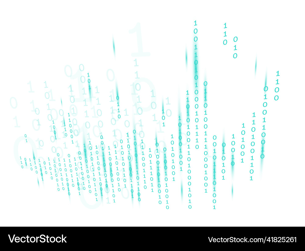 Binary programming code abstract background Binary programming code abstract background vector image