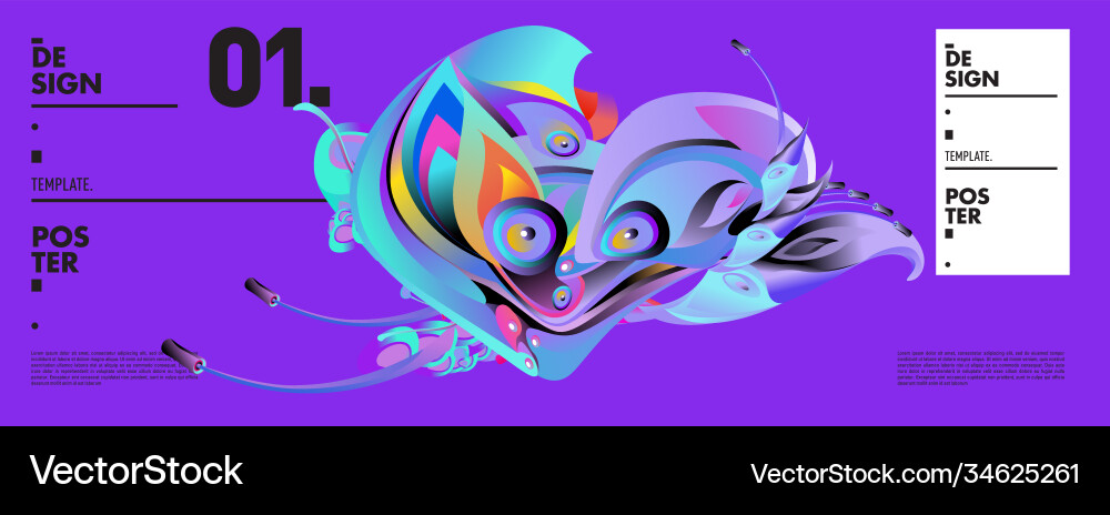 Landing page background template with colorful Landing page background template with colorful vector image
