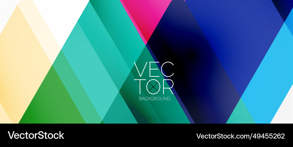 Abstract background color transparent triangles Abstract background color transparent triangles Vector Image