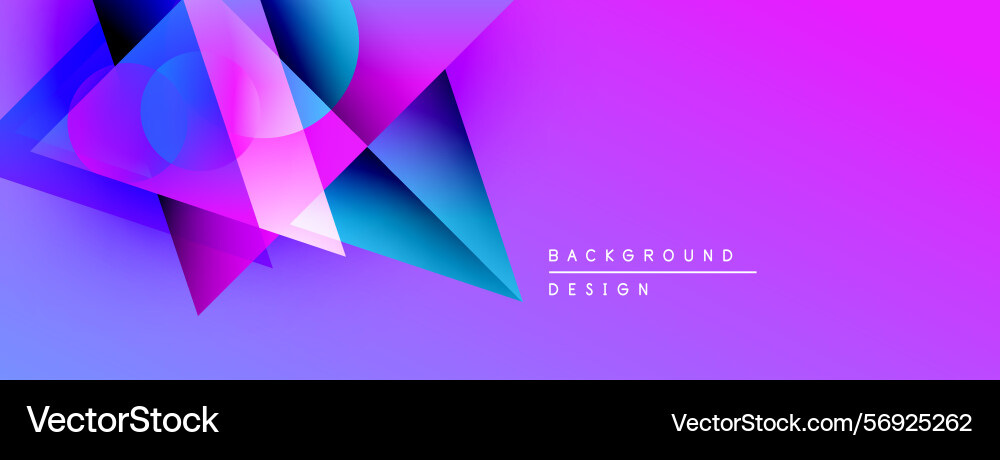 Abstract geometric shapes overlap creating Abstract geometric shapes overlap creating vector image