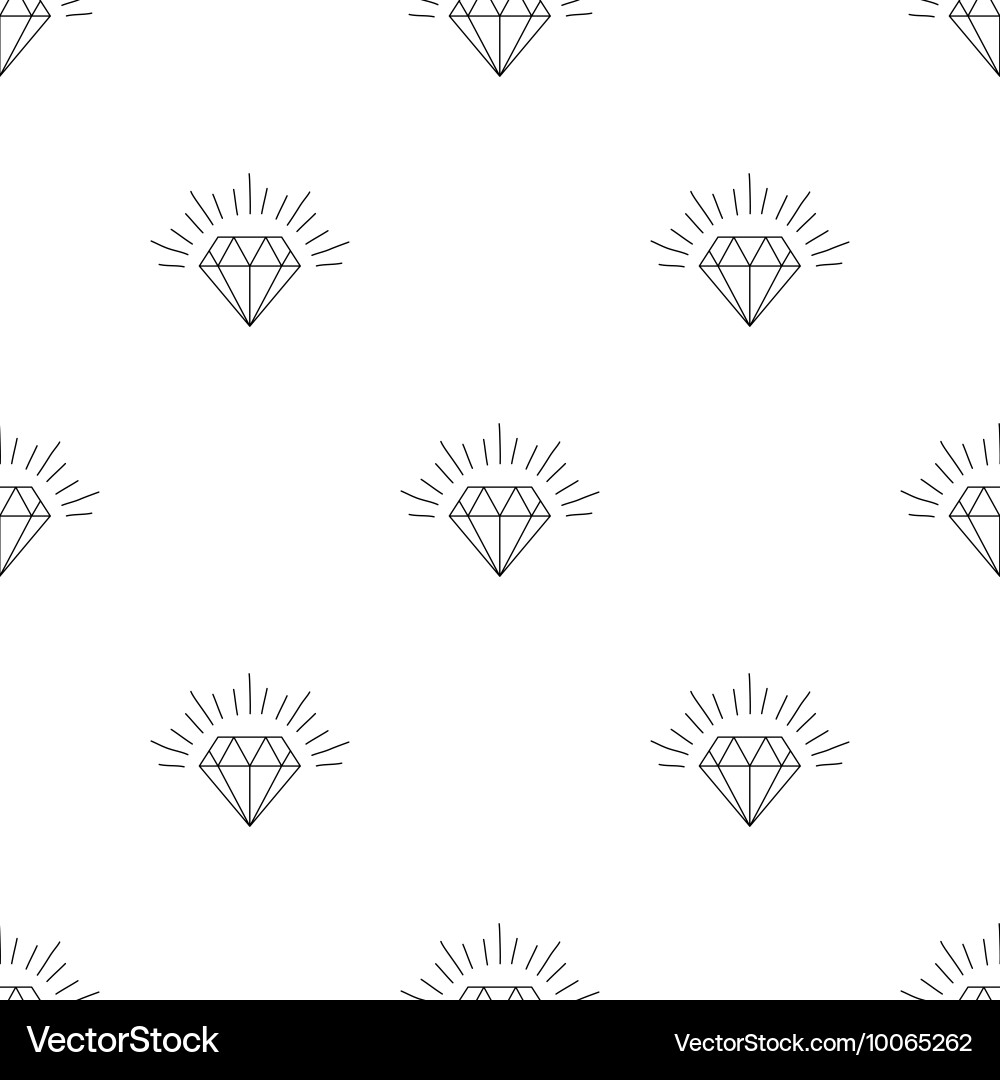 Diamonds a large set of different versions Vector Image