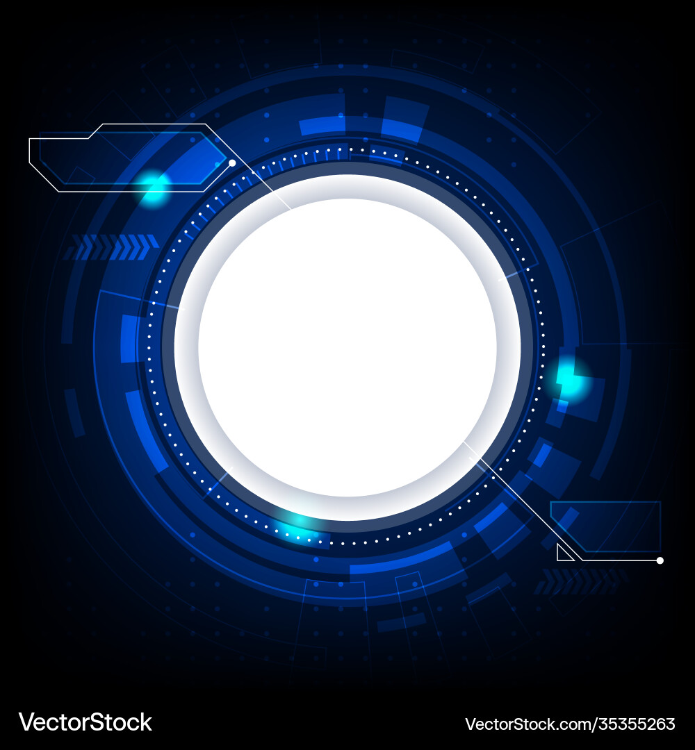 Abstract Data & Technology Background vector image