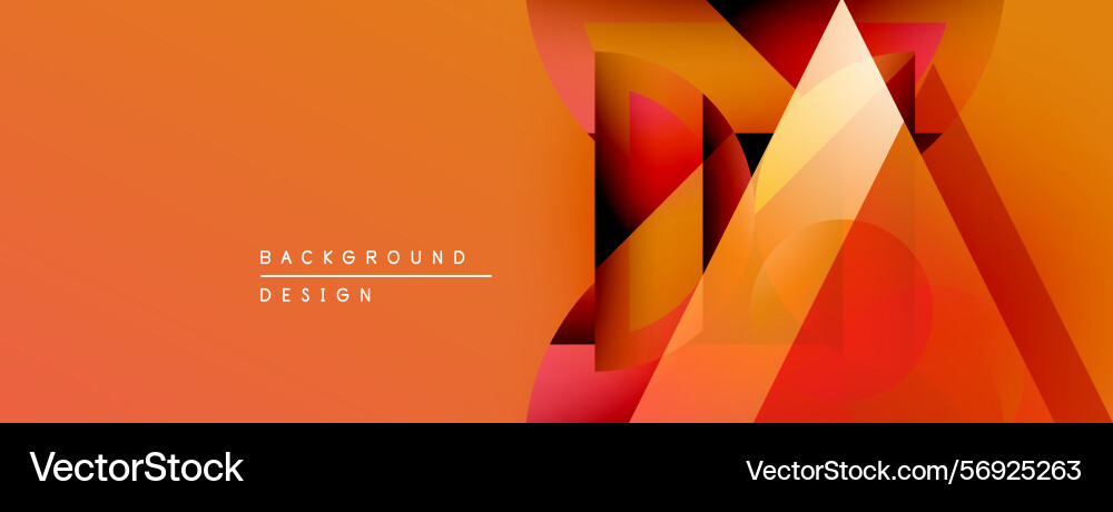 Abstract geometric shapes overlap creating Abstract geometric shapes overlap creating vector image