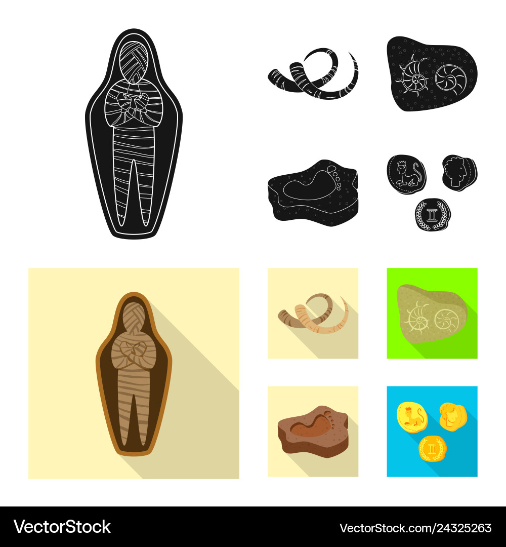 Isolated object of story and items sign Vector Image