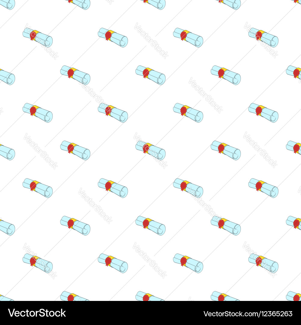 Paper scroll pattern cartoon style Vector Image