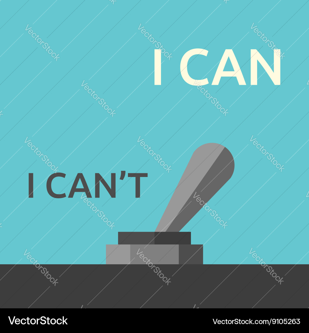 Toggle Switch - Yes or No Vector Image