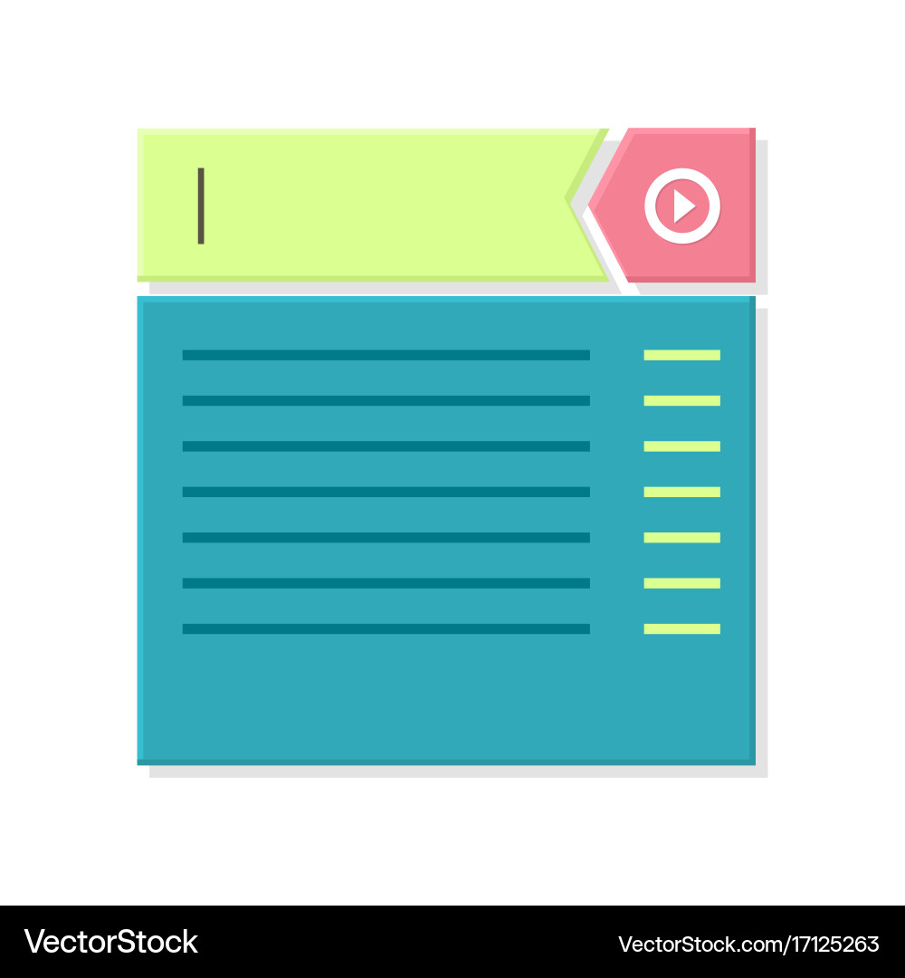 Web page abstract window website dimension Vector Image