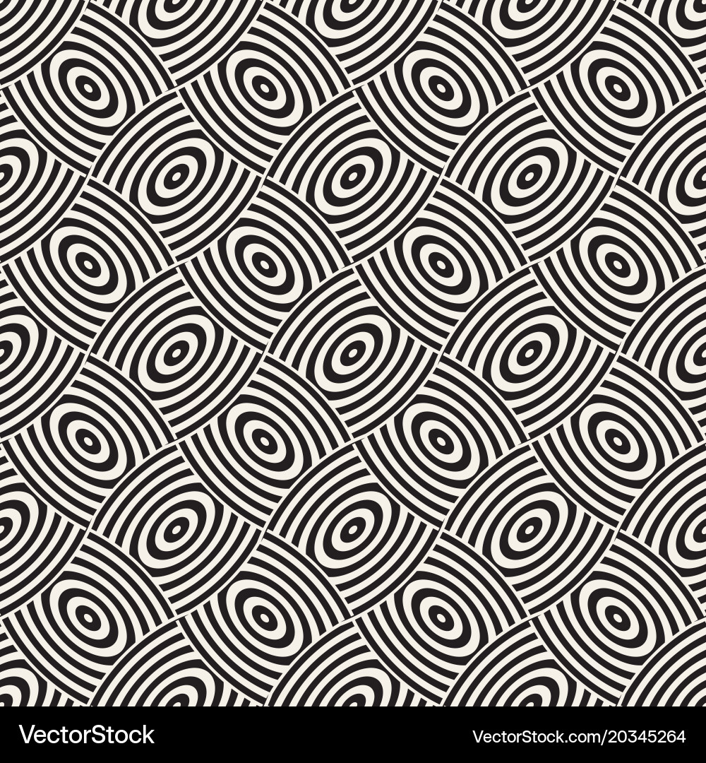 Curved Grid Pattern vector image