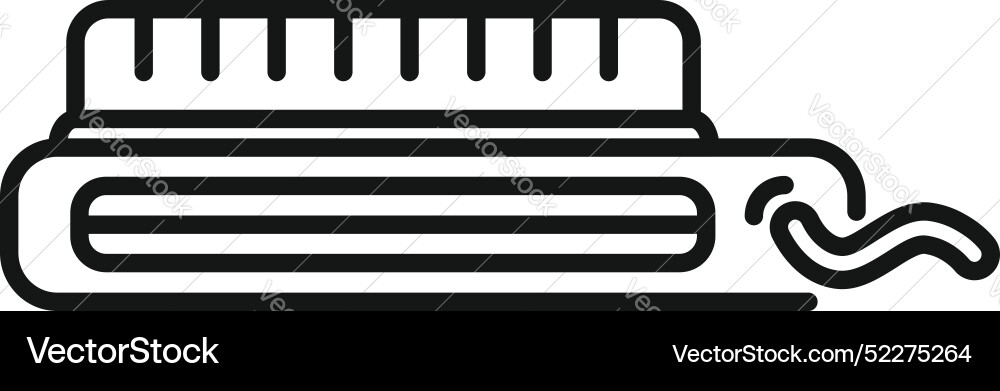 Electronic harmonica generating sound waves Electronic harmonica generating sound waves vector image