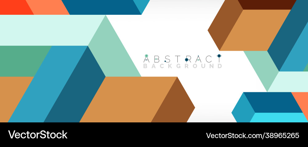 Abstract background 3d cubes cubic elements Abstract background 3d cubes cubic elements vector image