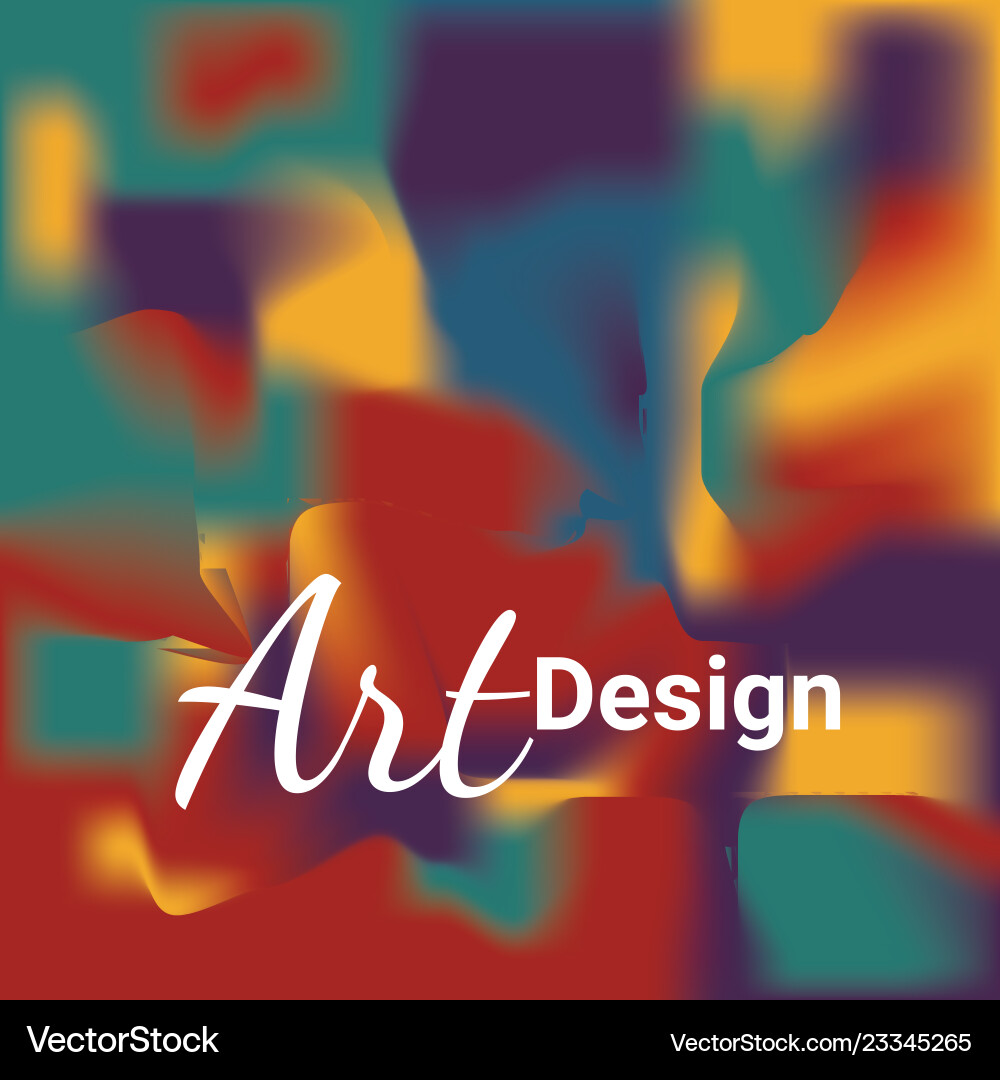Abstract blurred gradient mesh background Vector Image