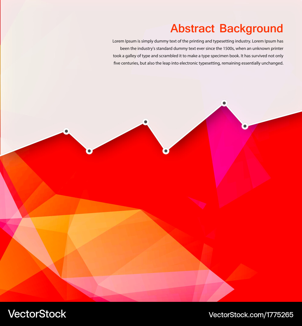 Abstract Polygon Card Background vector image