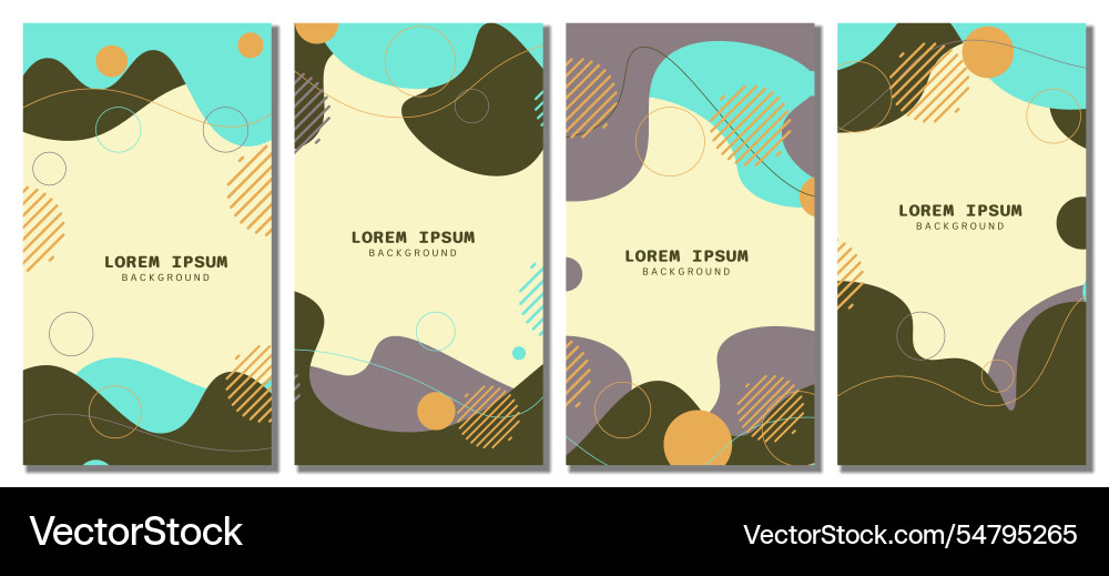 Abstract wavy set background Abstract wavy set background vector image