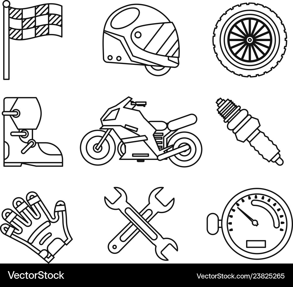 Bike race sport championship motocross motorbike Bike race sport championship motocross motorbike Vector Image