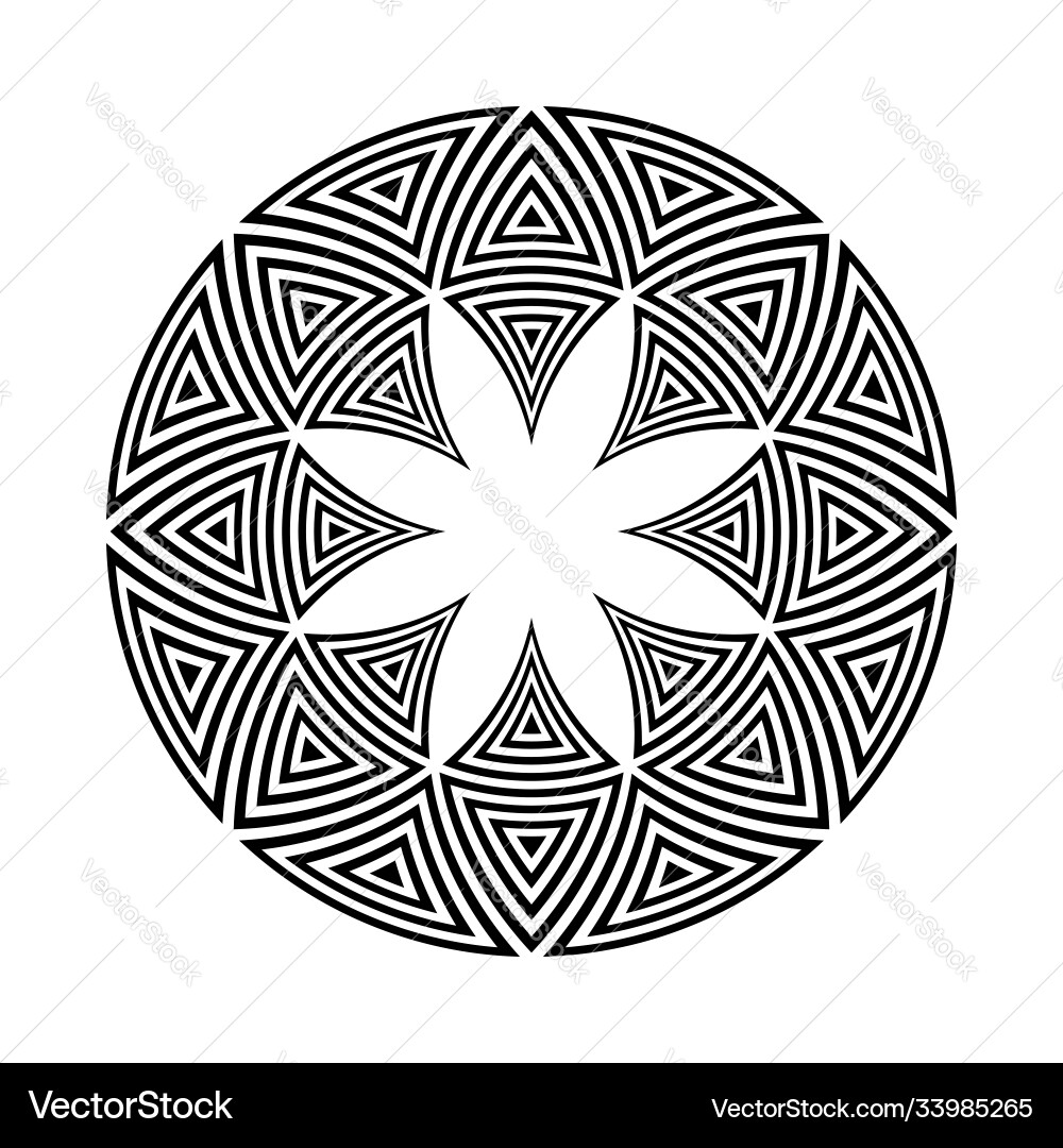 Circle pattern Circle pattern vector image
