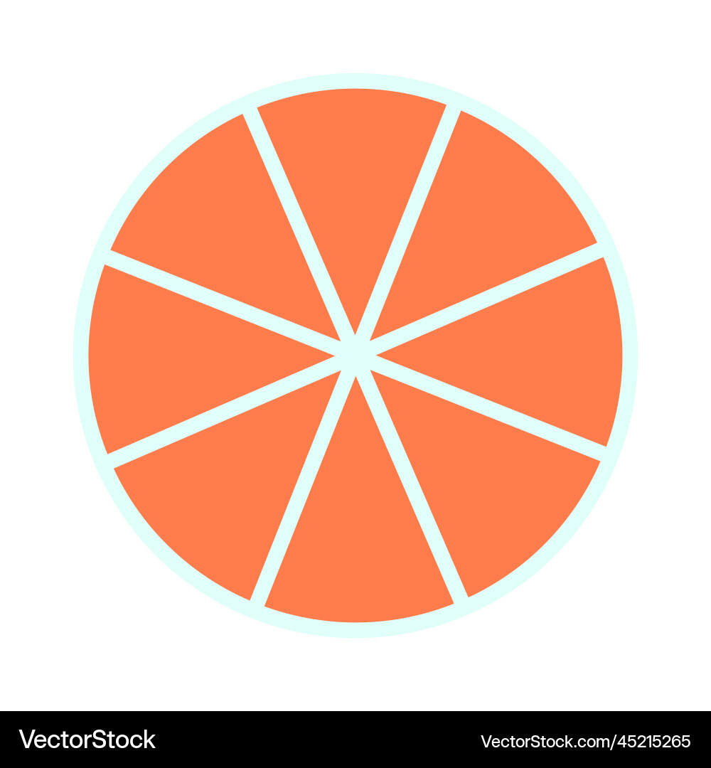 Grapefruit slice brochure element design Grapefruit slice brochure element design Vector Image