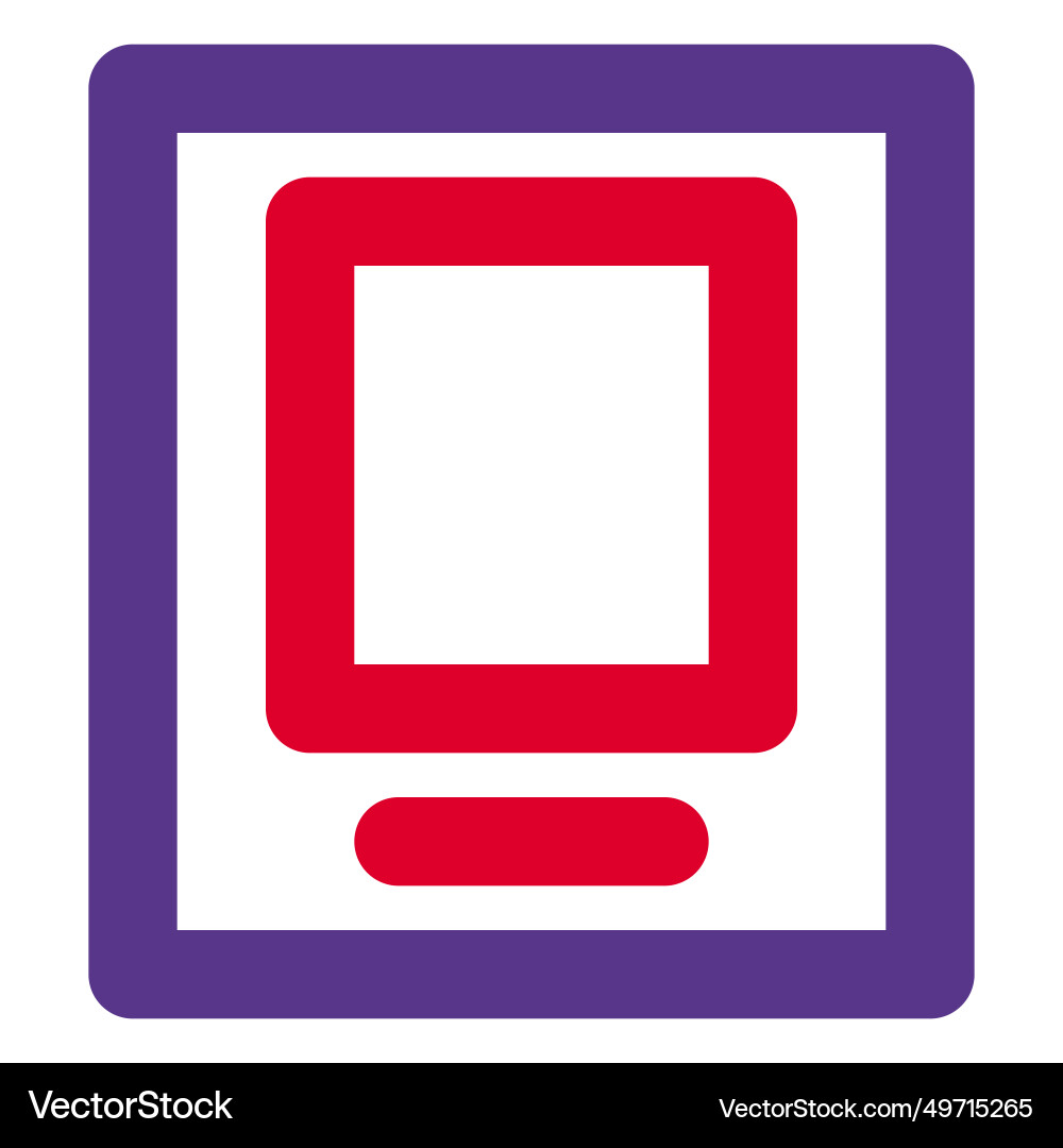 Machine for swift issuance of train tickets Vector Image