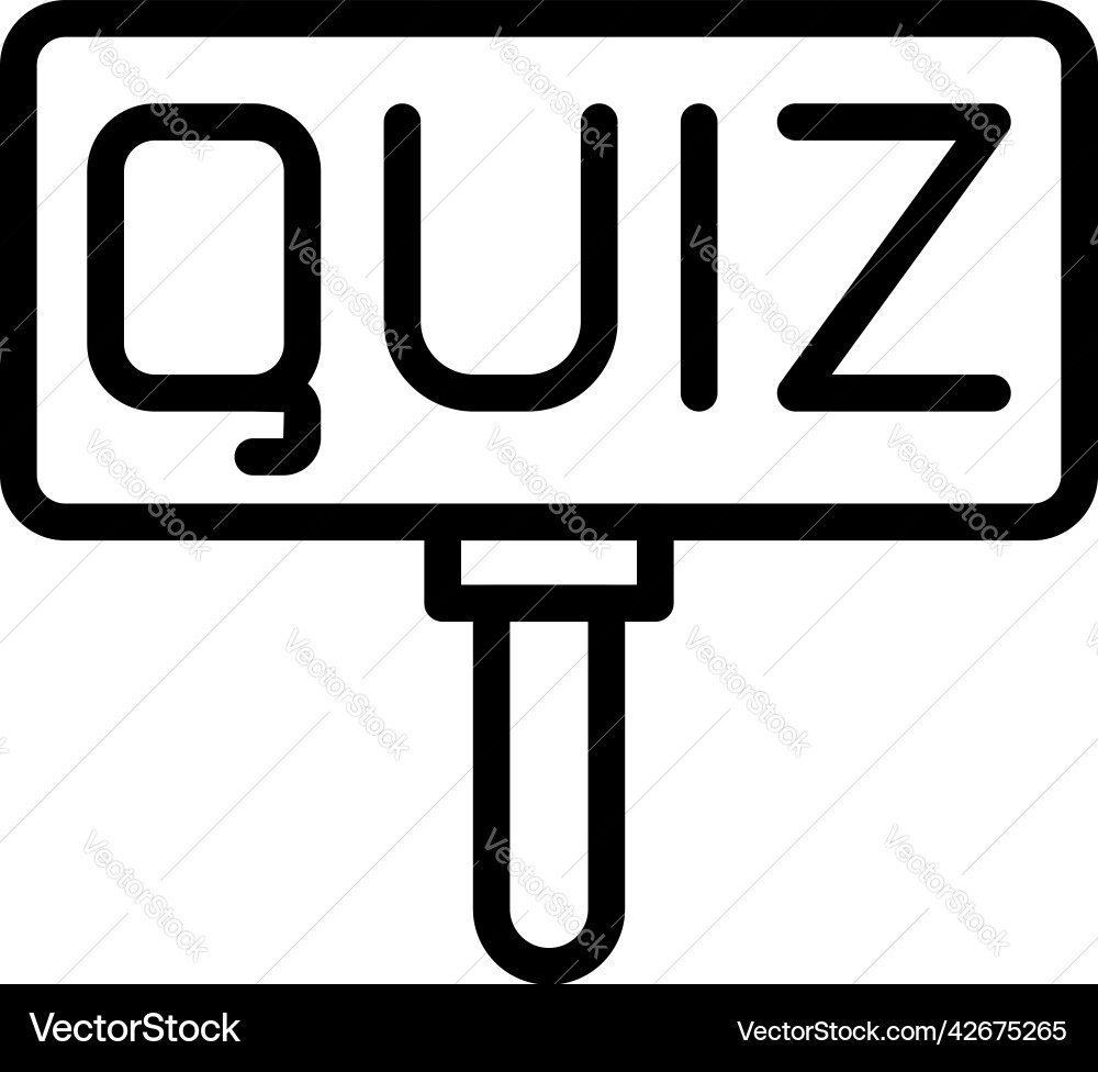 Quiz-Banner-Symbol um das Wort Bildung Quiz-Banner-Symbol um das Wort Bildung vektorbild