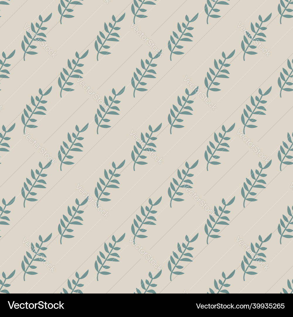 Seamless pattern with abstract color branches Vector Image