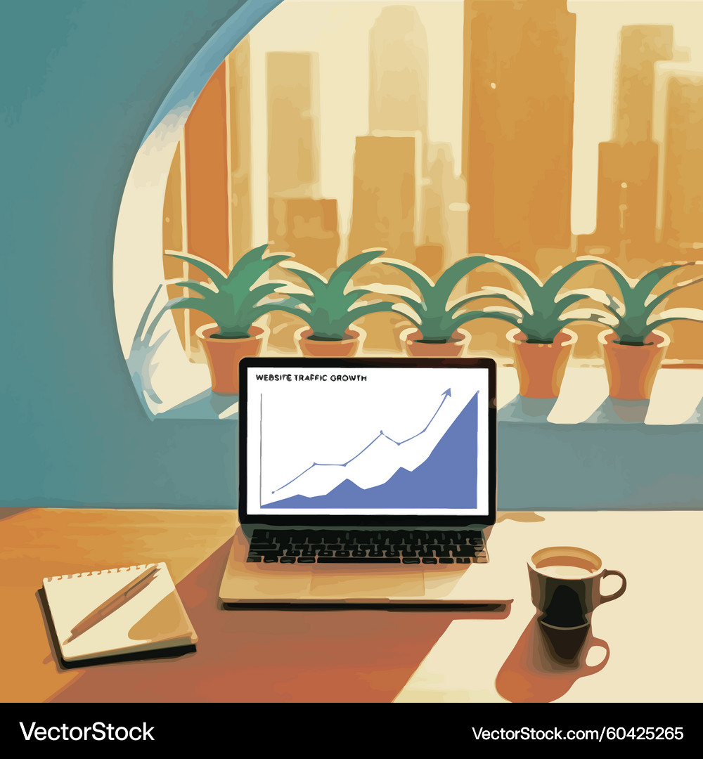 https://cdn.vectorstock.com/i/1000v/52/65/website-traffic-growth-on-laptop-vector-60425265.jpg