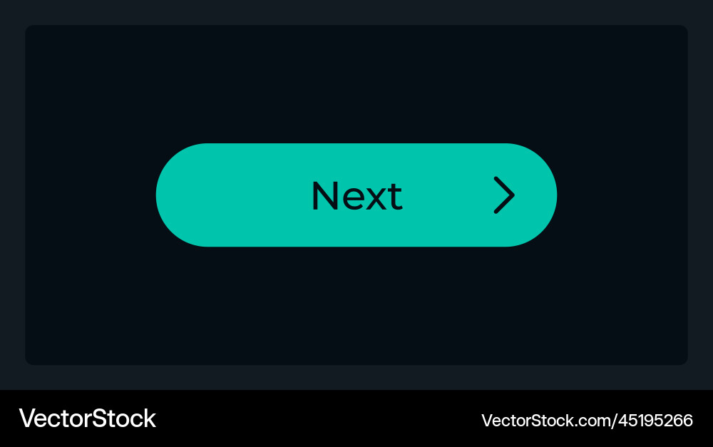 Aktive nächste Schritt-Taste ui Element Template Aktive nächste Schritt-Taste ui Element Template vektorbild