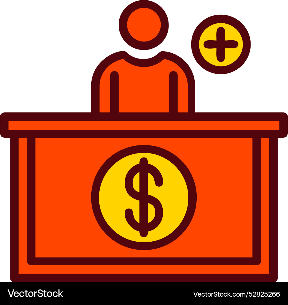 Deposit counter icon design Vector Image