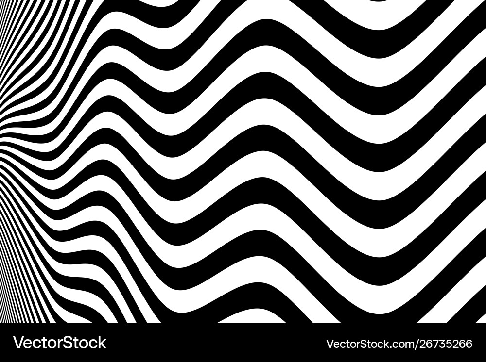 Dynamic Wavy Pattern vector image