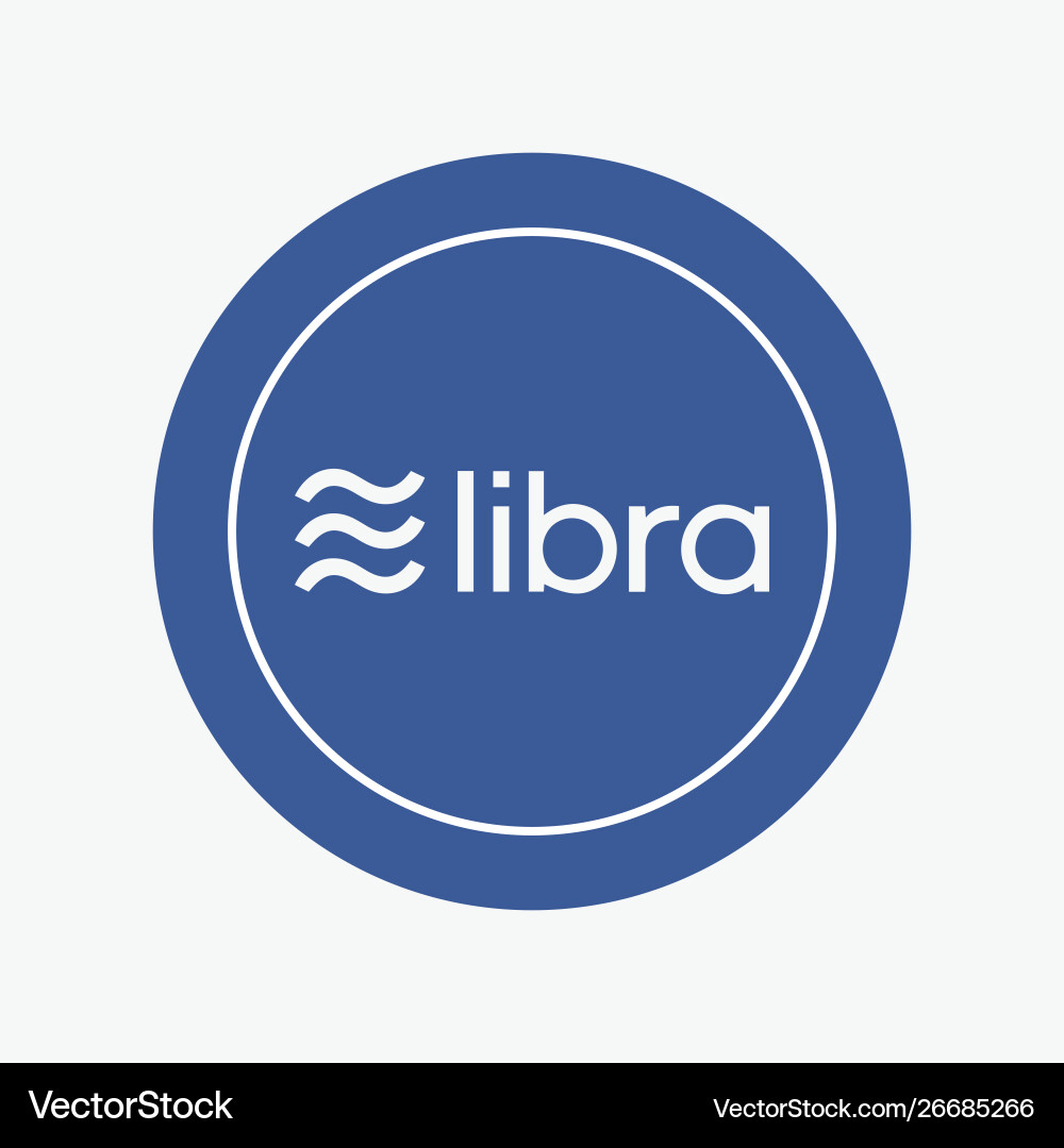 Libra Cryptocurrency Icon – Royalty-Free Vector | VectorStock