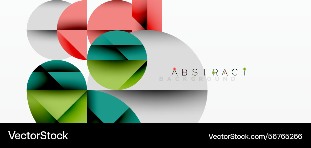 Modern abstract design overlapping circles Modern abstract design overlapping circles vector image